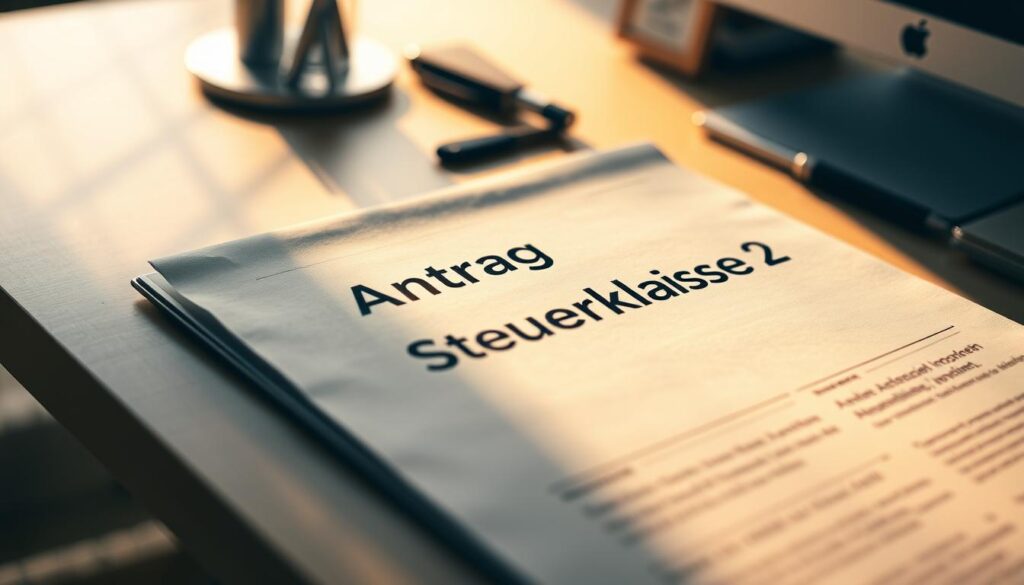 Antrag Steuerklasse 2