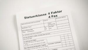 Was bedeutet Steuerklasse 4 mit Faktor?